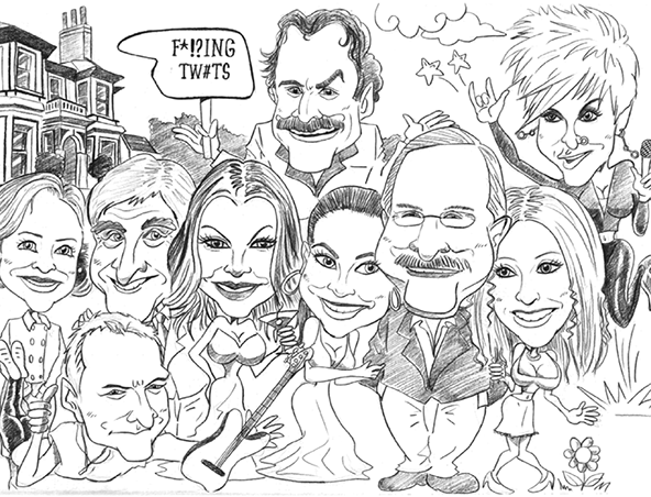 Perth Caricaturist - Henry Lam Caricatures - Cartoonist